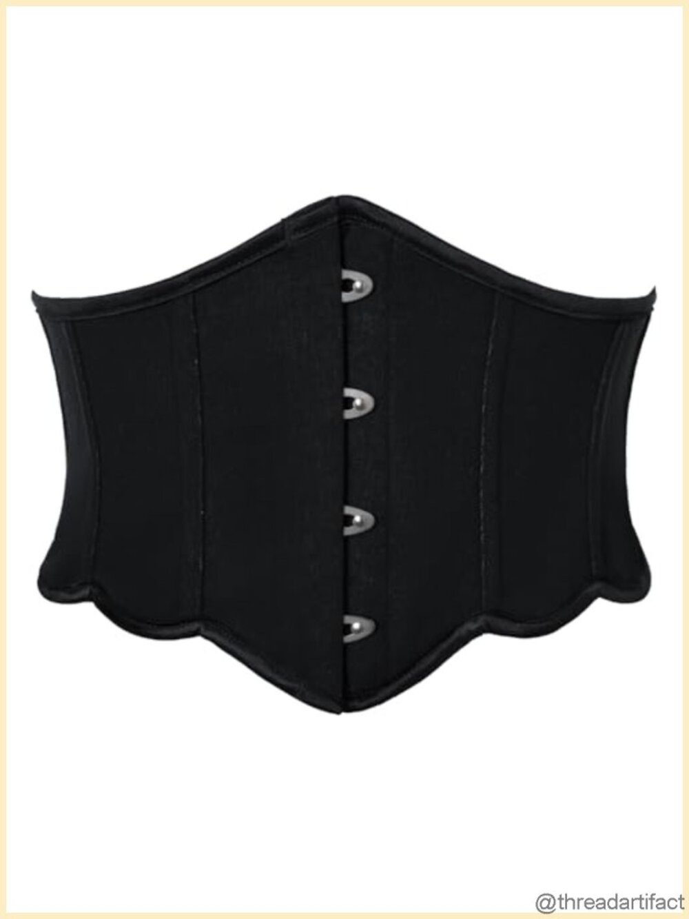 Renaissance Floral Underbust Corset Belt Lace-Up Waist
